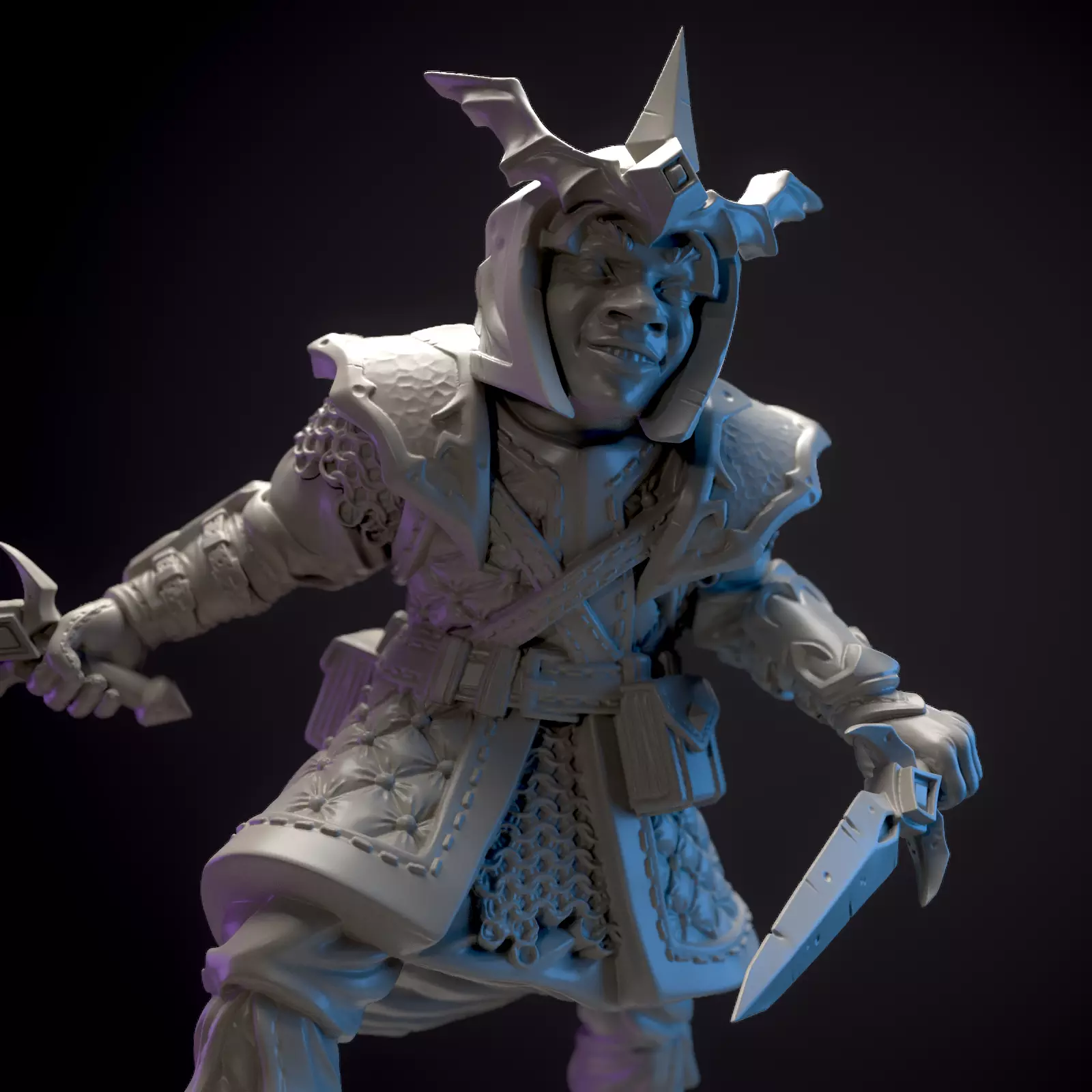 Gnome rogue  3D print model_0