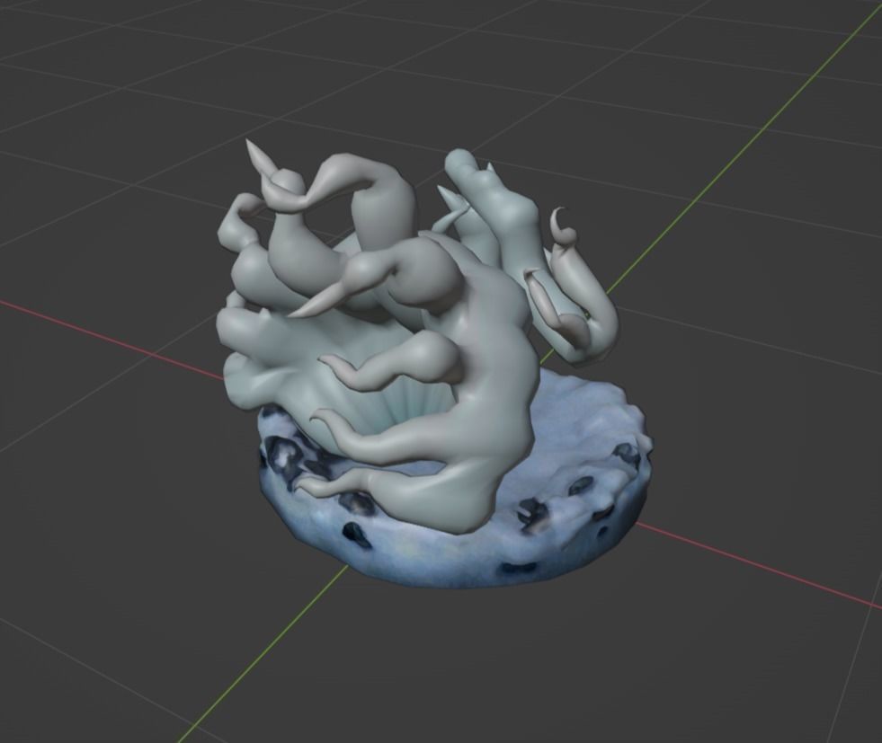 Alolan Ninetales pokemon 3D print model 3D print model_1