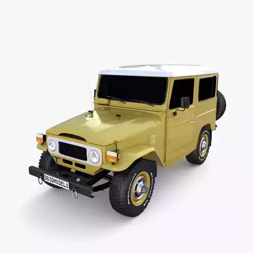 Generic 4x4 car v1 3D model