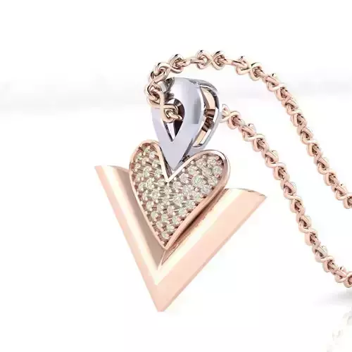 Pendant Casual spear head 3D print model