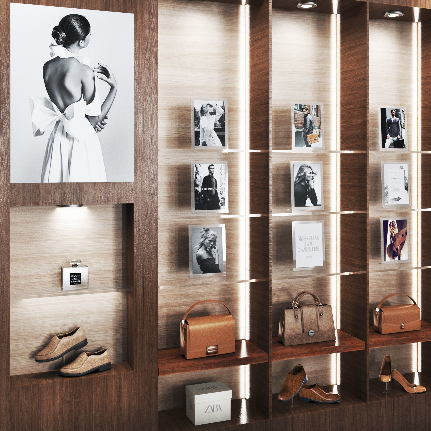 Showcase03 -Vitrin-showroom Low-poly 3D model_1