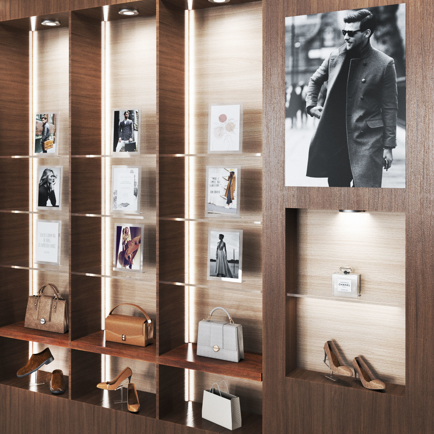 Showcase03 -Vitrin-showroom Low-poly 3D model_2