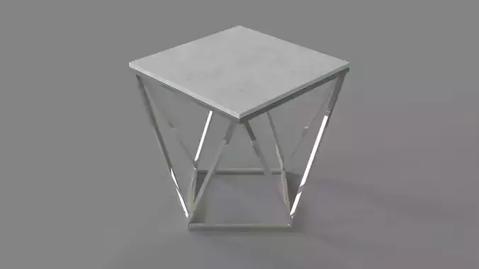 Jasmine Side Table White