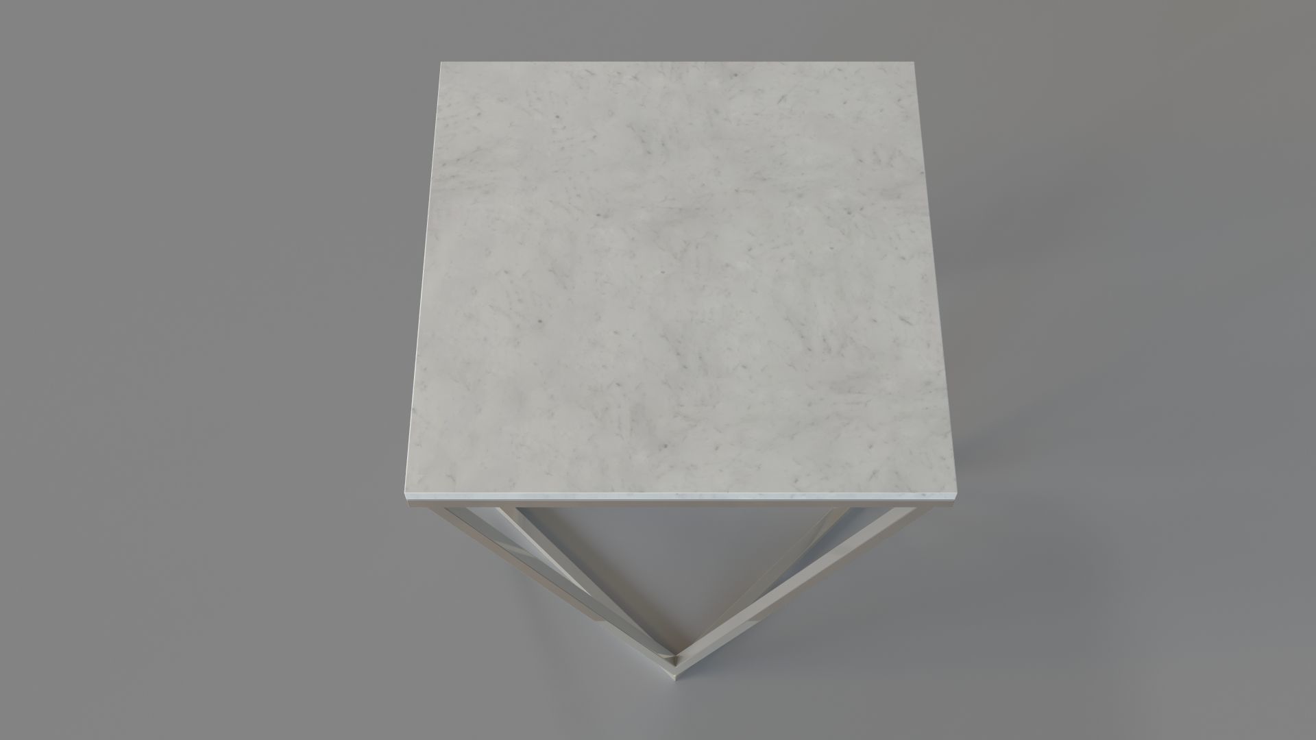 Jasmine Side Table White 3D model_3