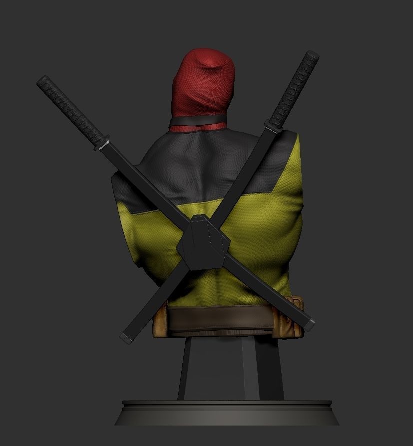 Deadpool Bust 3D print model_8