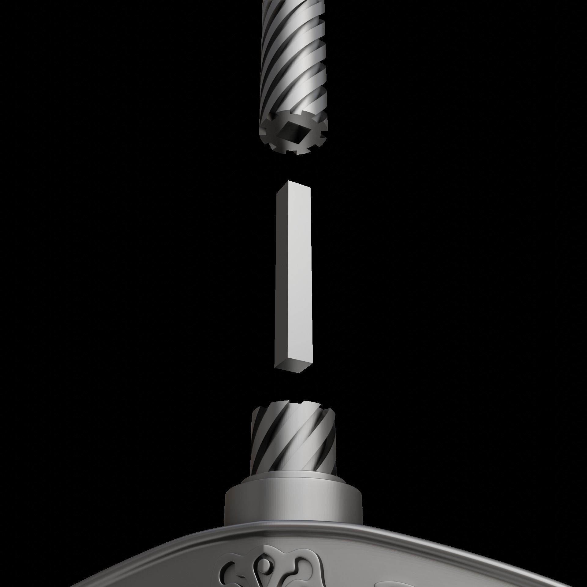 Dark Souls Black Knight Greatsword 3D print model_5