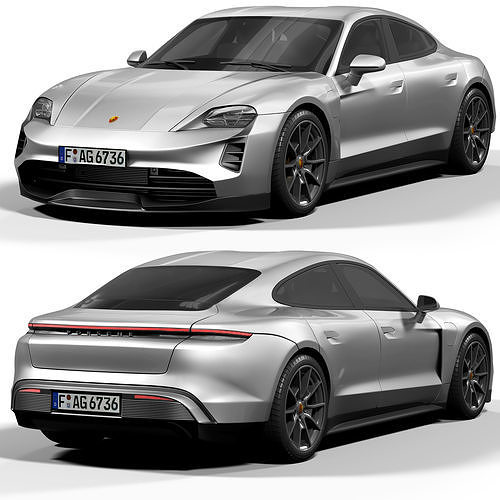 Porsche Taycan GTS 2022 3D model