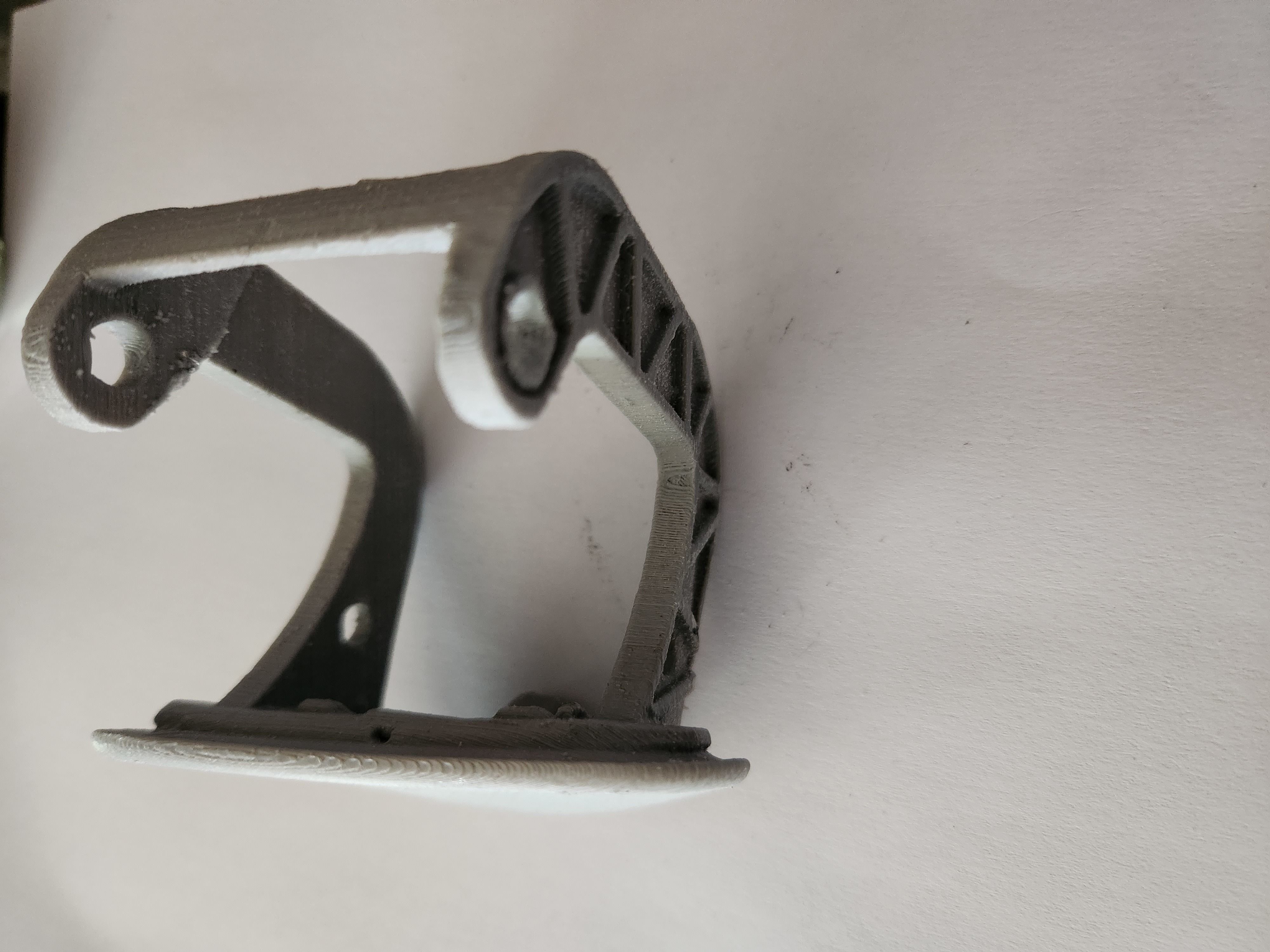 mercedes c-class w203 front bumper washer nozzel covers 3D print model_2