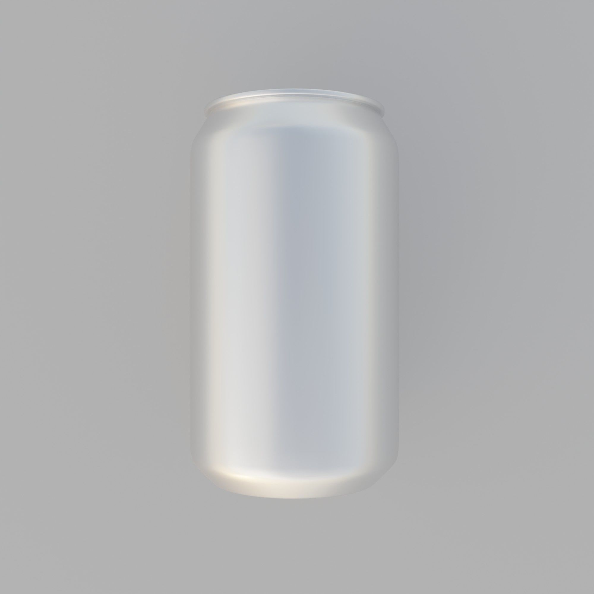 Aluminum soda can Low-poly 3D model_3