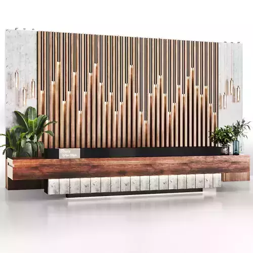 Reception 08 entrance lobby counter