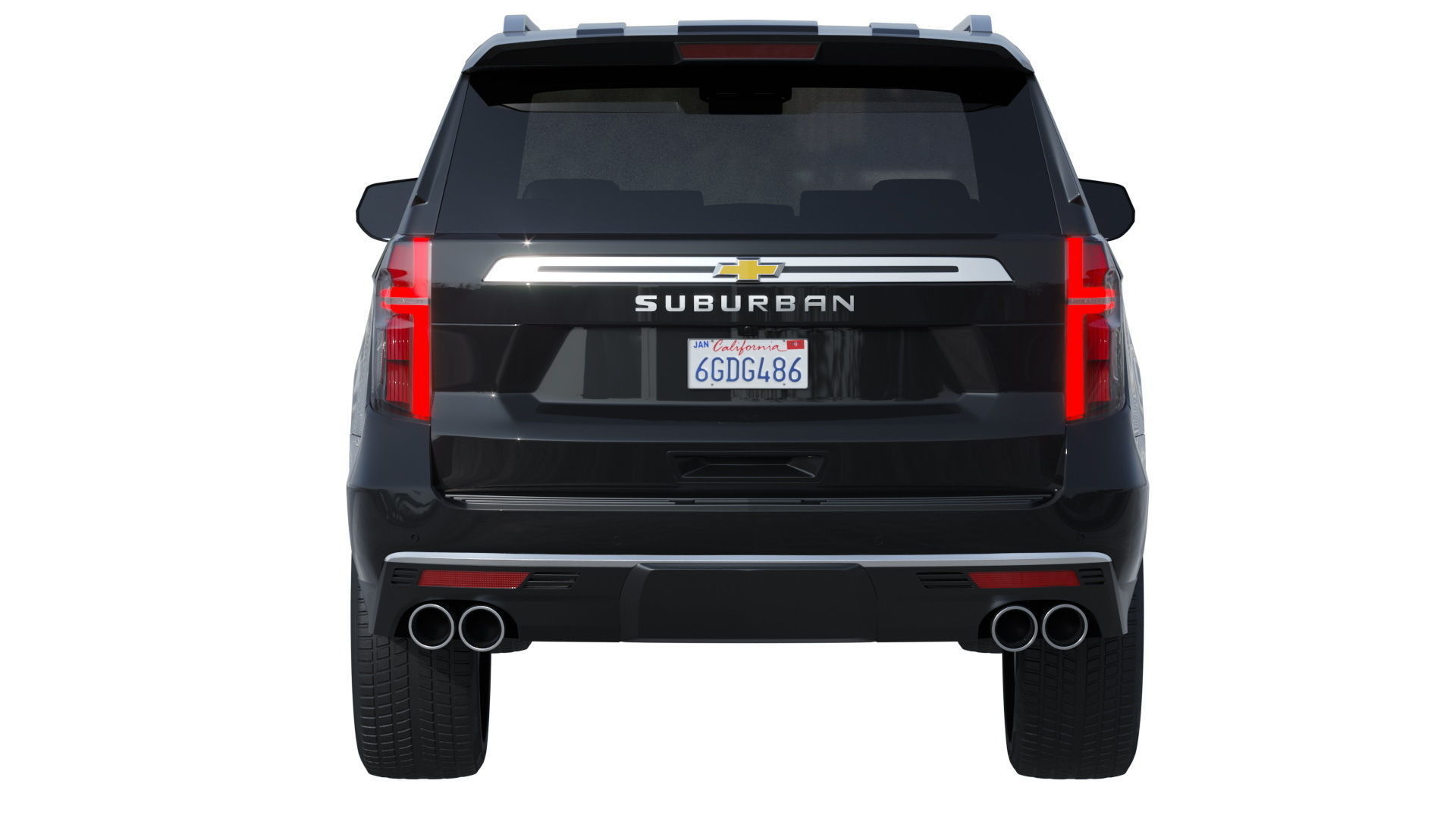 Chevrolet Suburban 2020 High Country 3D model_4