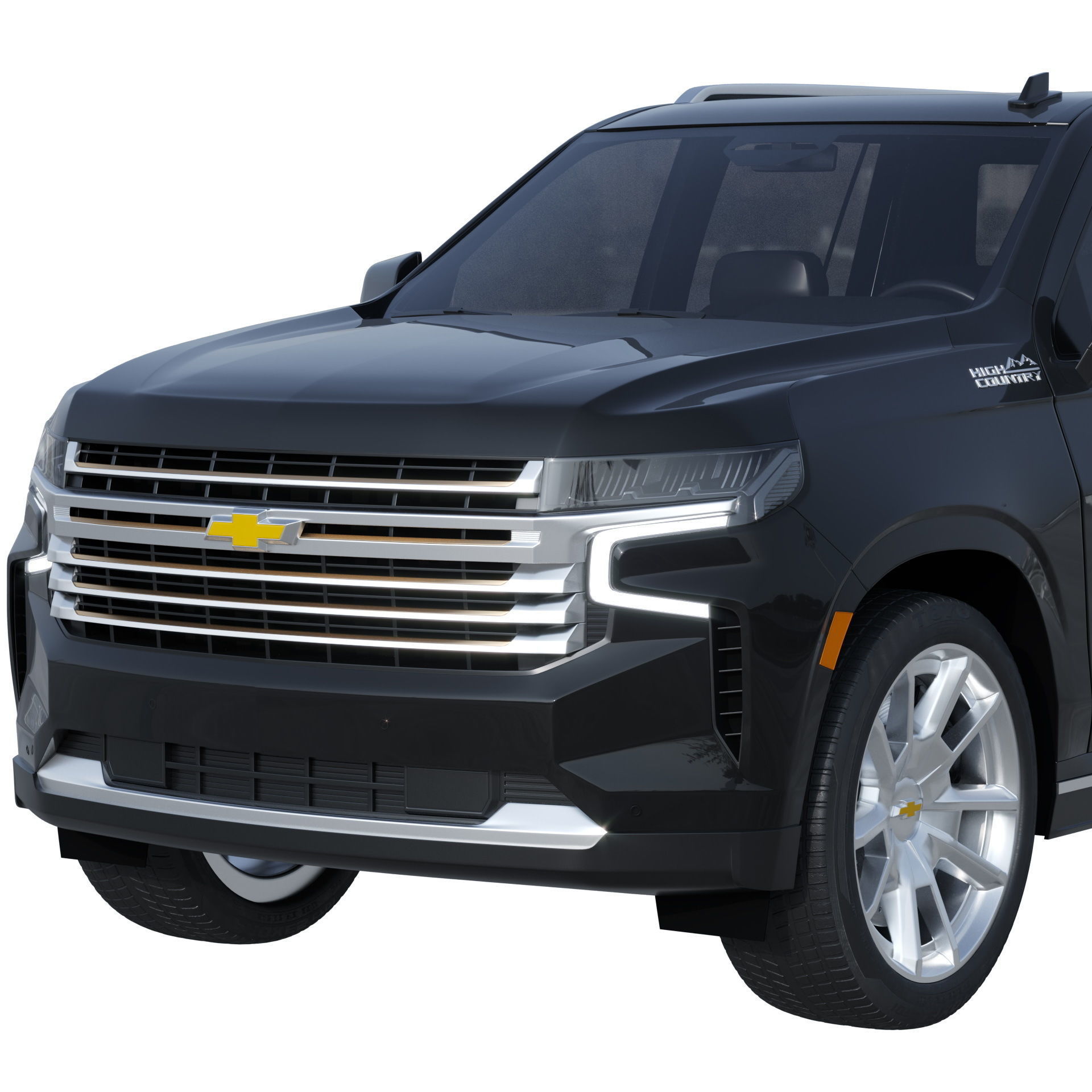 Chevrolet Suburban 2020 High Country 3D model_5