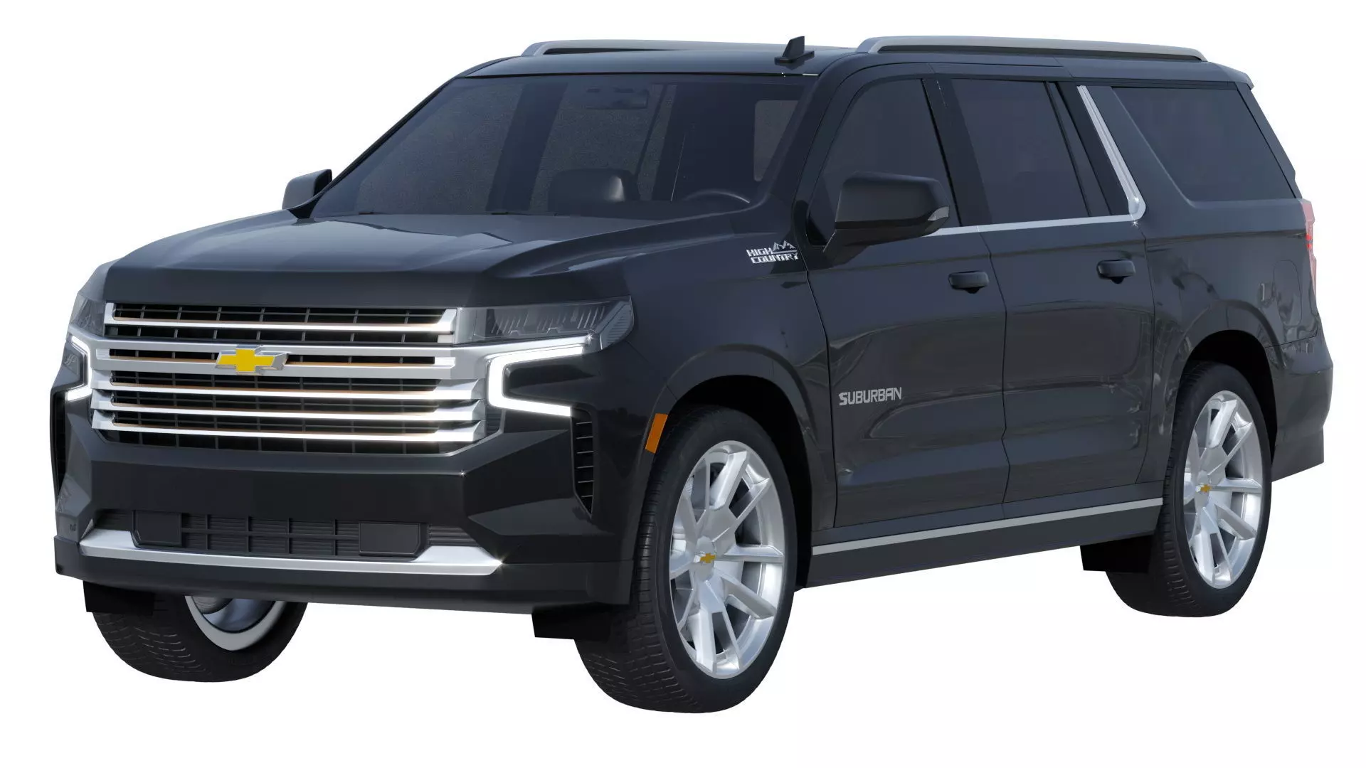 Chevrolet Suburban 2020 High Country 3D model_0