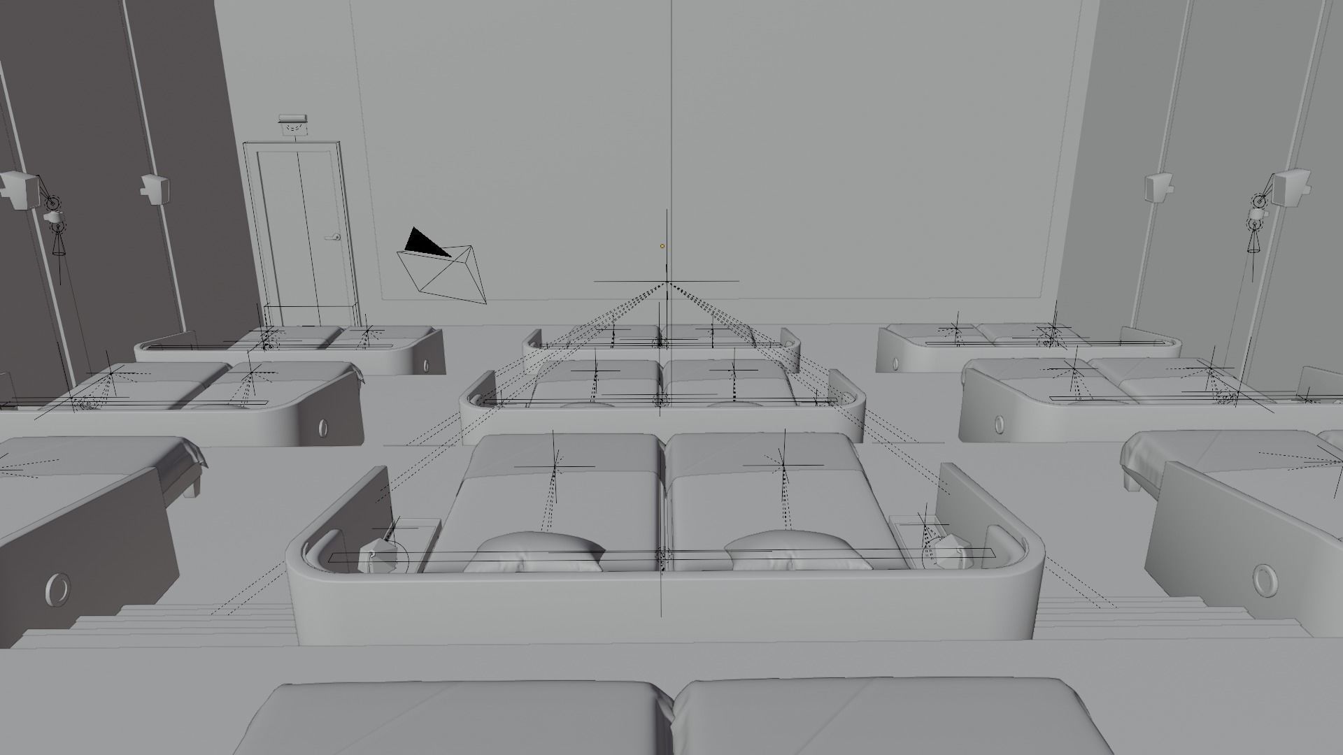 Movie Theater Low-poly 3D model_15