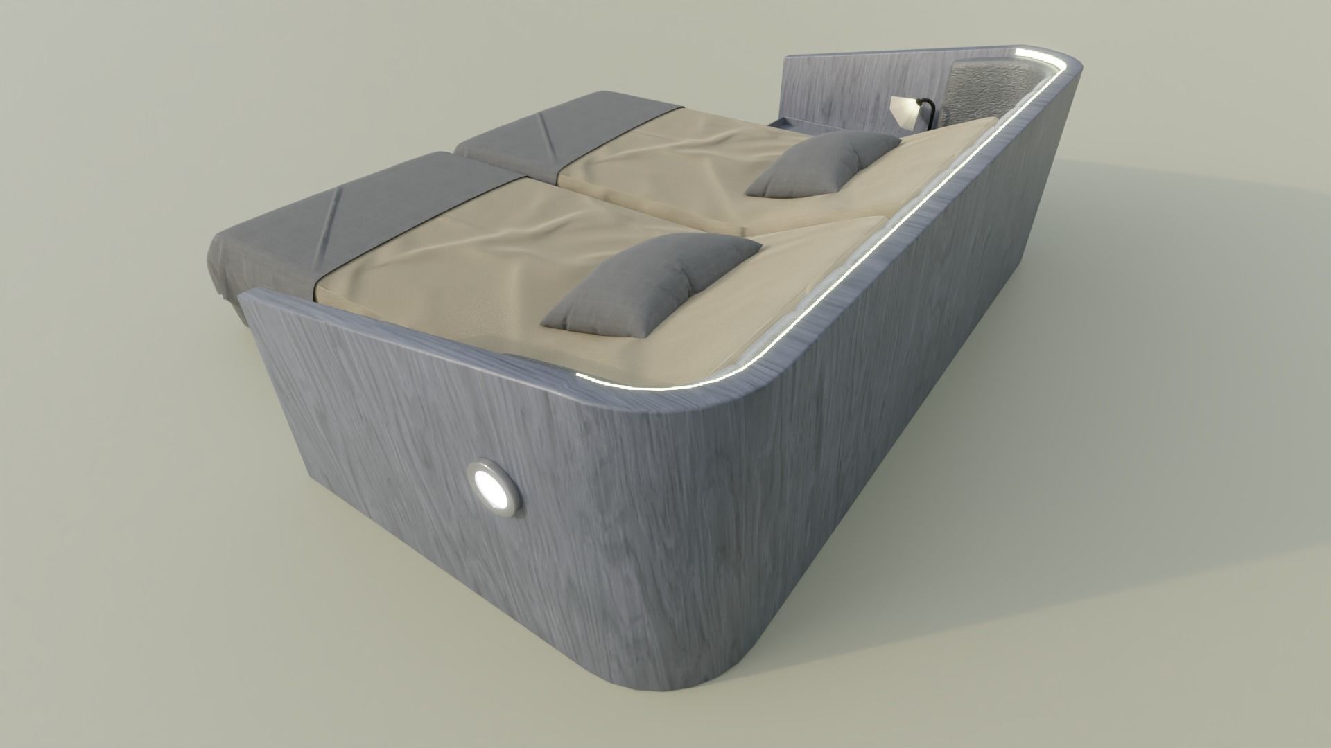 Movie Theater Low-poly 3D model_7