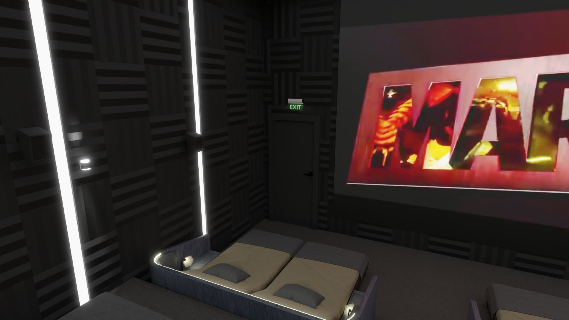 Movie Theater Low-poly 3D model_11