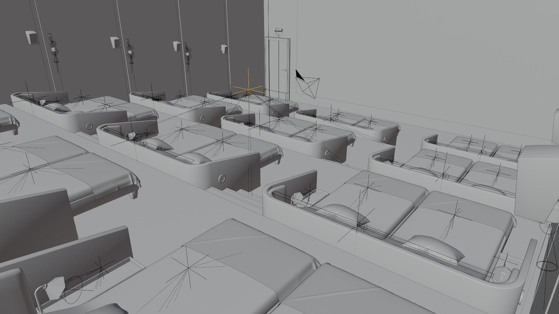 Movie Theater Low-poly 3D model_13