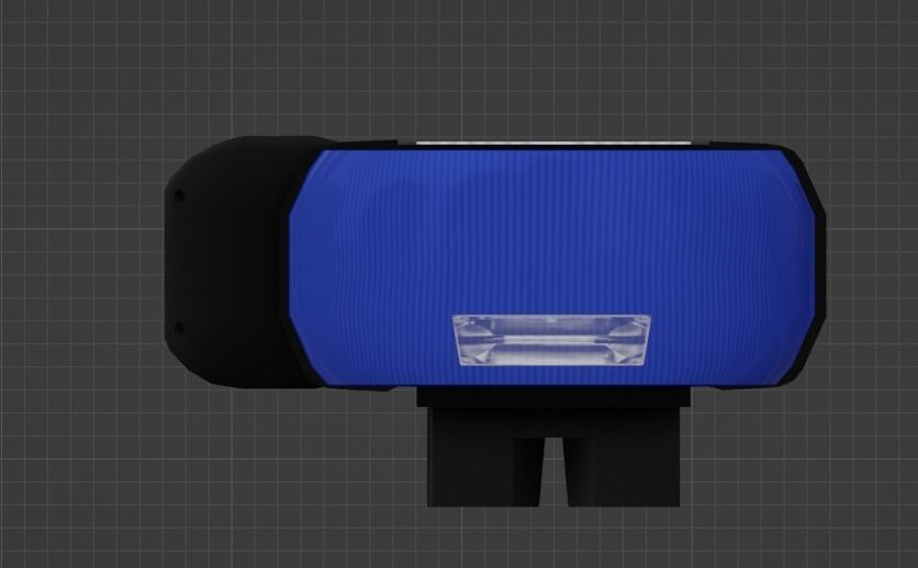 Federal Signal Vama P9000 Lightbar Low-poly 3D model_4