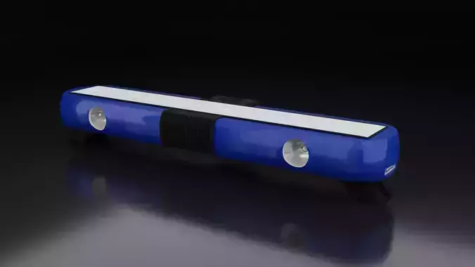 Federal Signal Vama P9000 Lightbar Low-poly 3D model