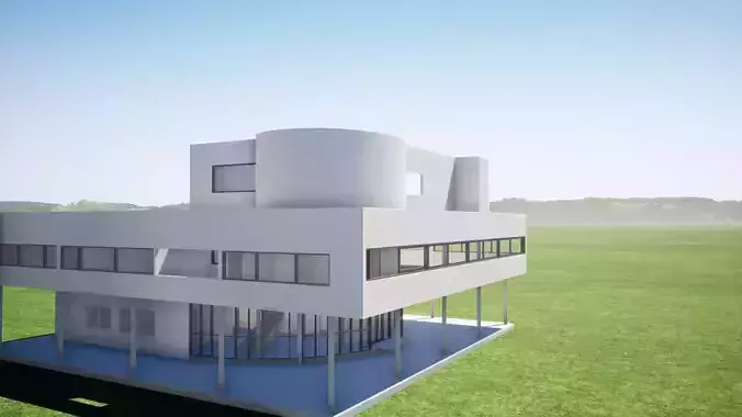 Revit le corbusier villa savoye