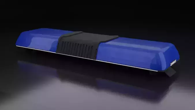 Haztec Xpress lightbar Low-poly 3D model