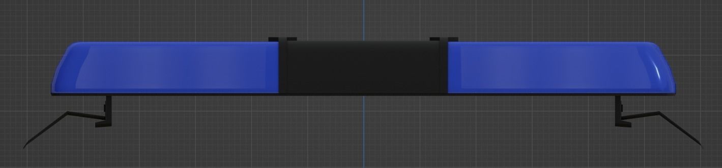 3D model Haztec Xpress lightbar VR / AR / low-poly | CGTrader