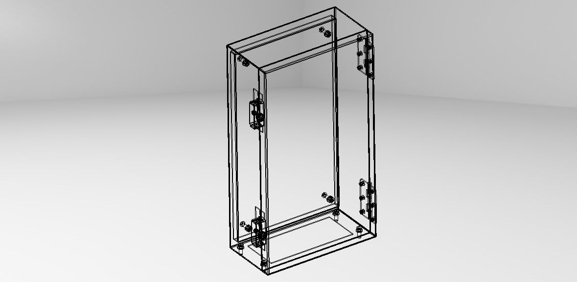 Control Box Size 240x430x125 mm Free 3D model_1