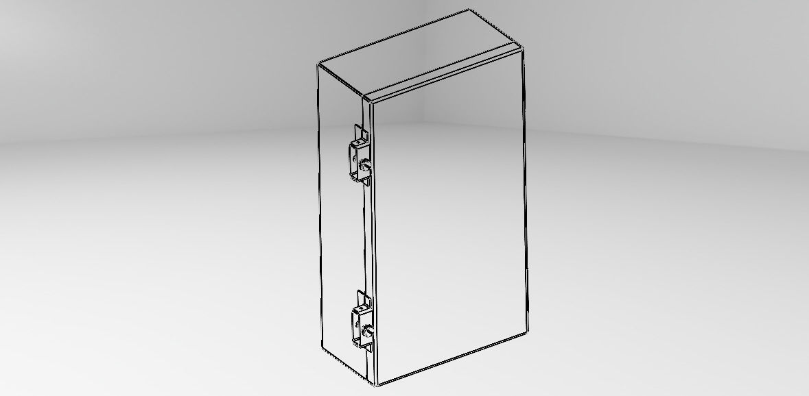 Control Box Size 240x430x125 mm Free 3D model_5
