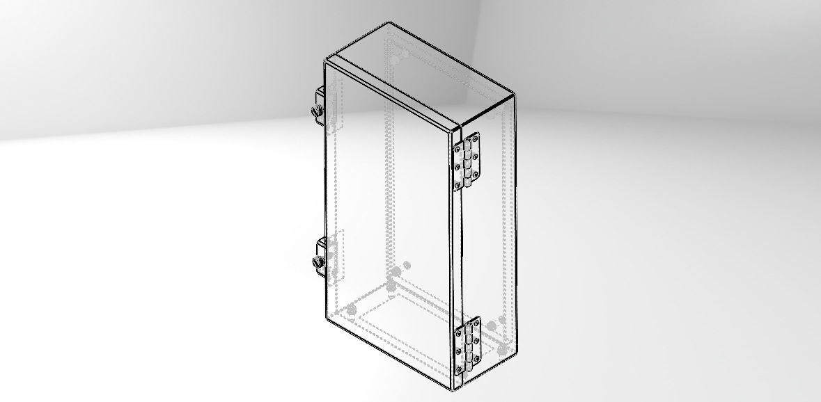 Control Box Size 240x430x125 mm Free 3D model_8