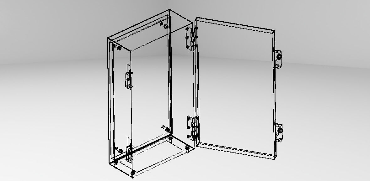 Control Box Size 240x430x125 mm Free 3D model_11
