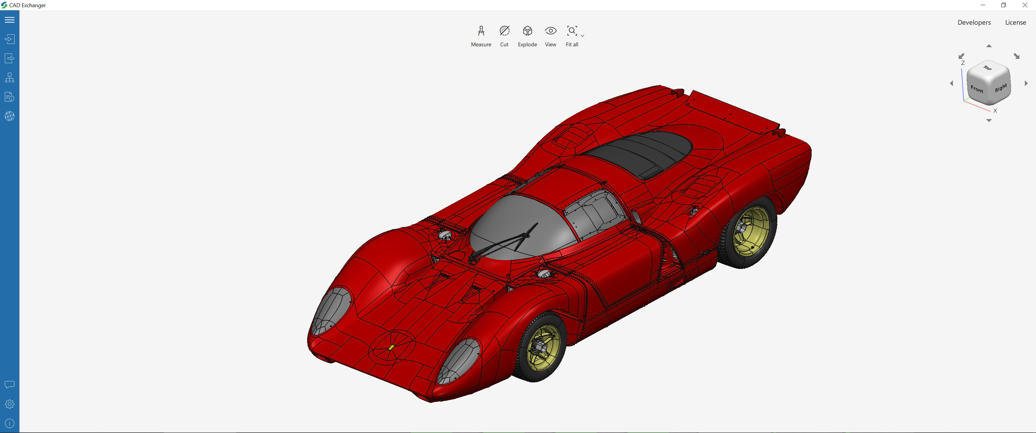 Ferrari 312P Berlinetta Classic - Car Kit 3D print model_43
