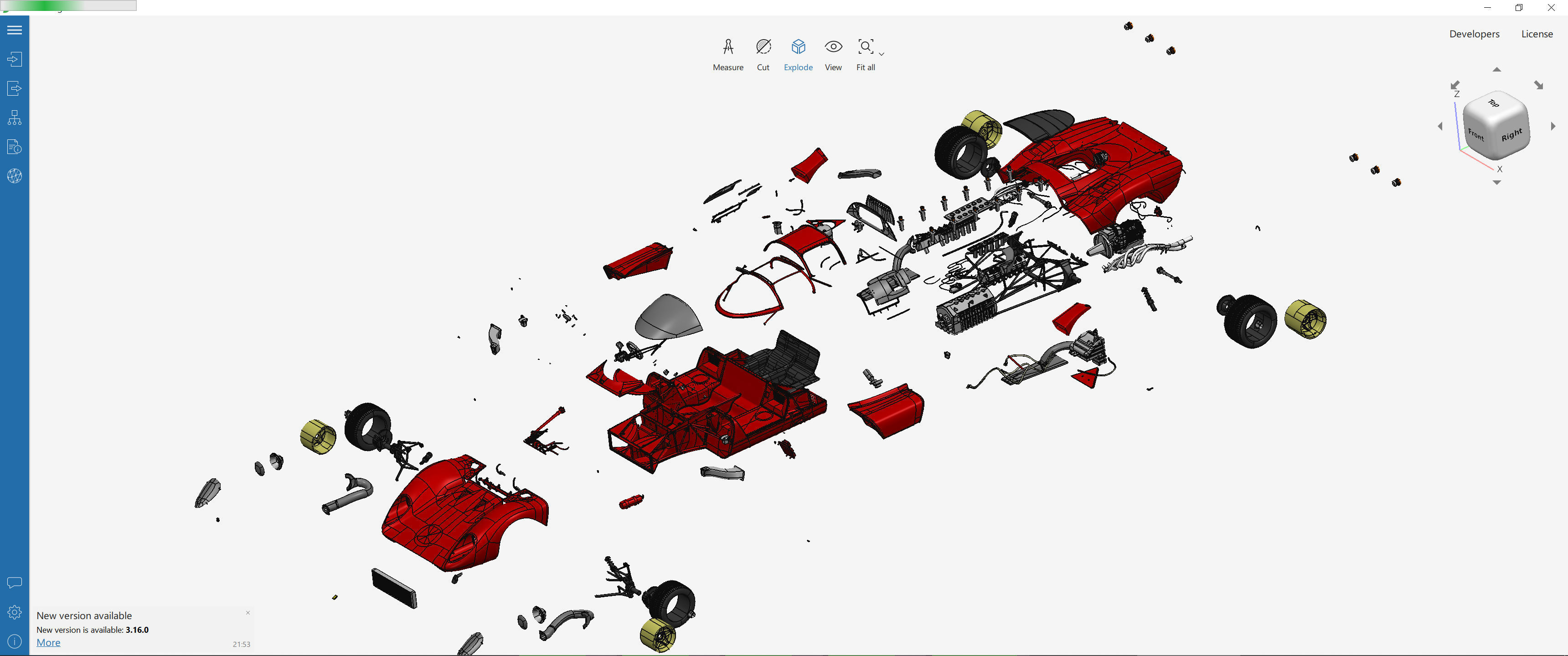 Ferrari 312P Berlinetta Classic - Car Kit 3D print model_44