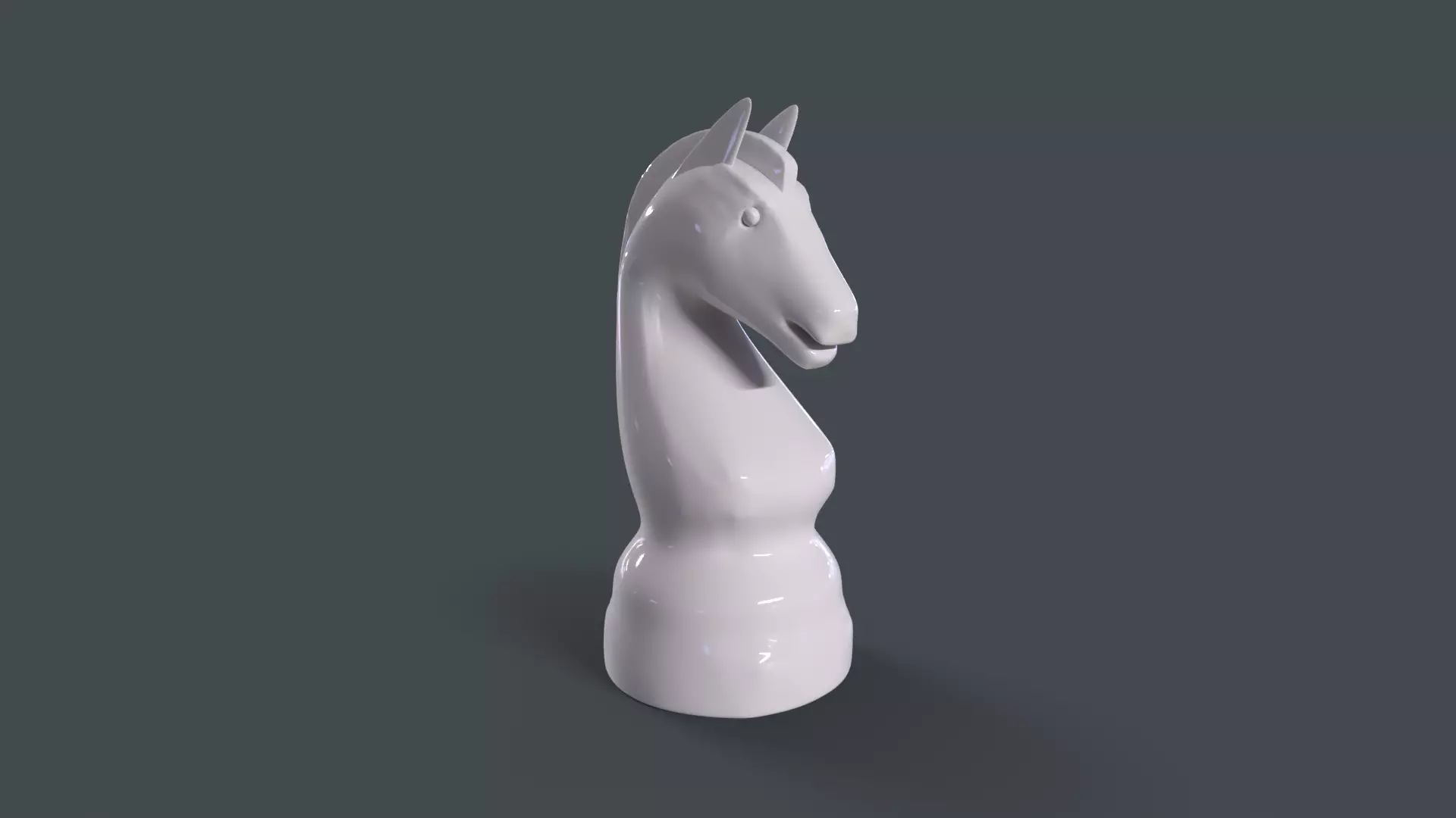 Chess Horse 3D model_0