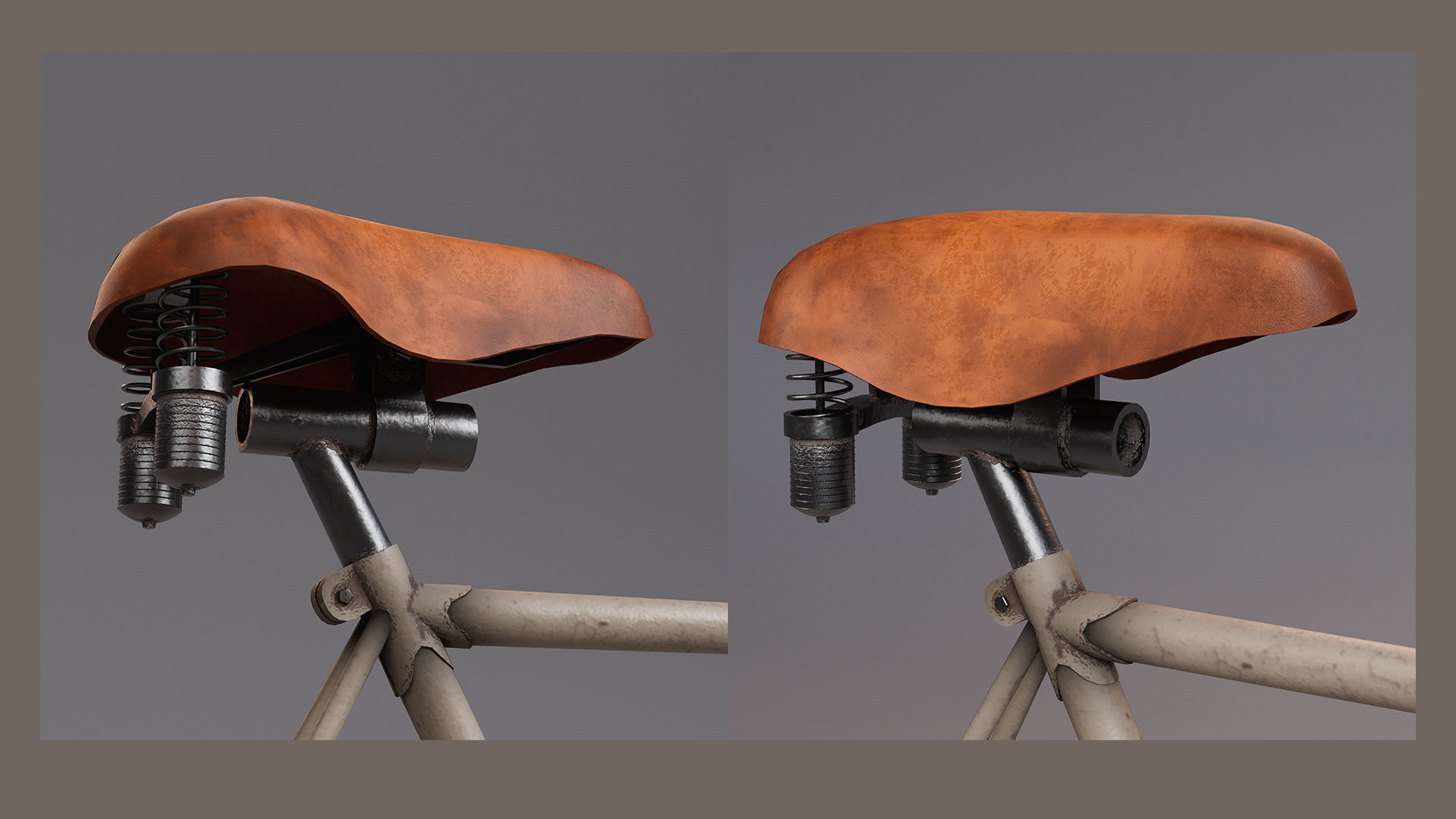 Old Bike 1960s 3D model_11