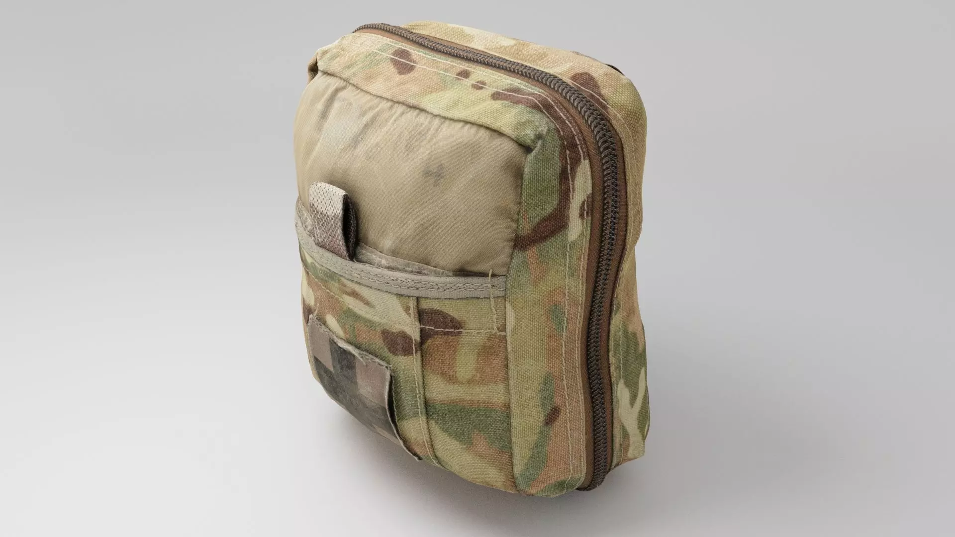 Military tactical medical first aid kit 3D model_0