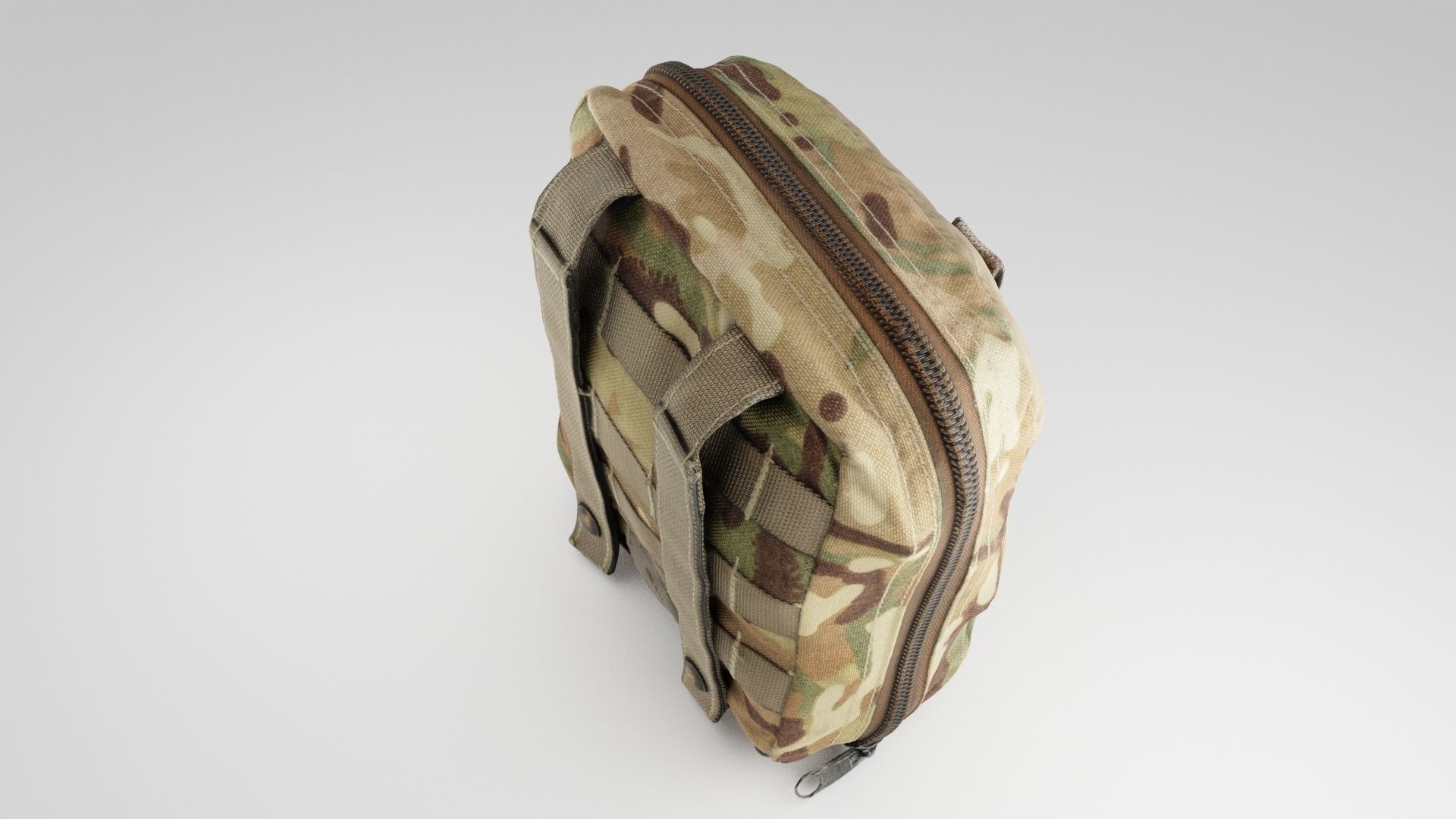 Military tactical medical first aid kit 3D model_2