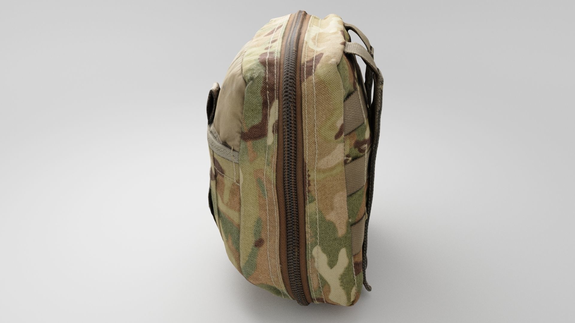 Military tactical medical first aid kit 3D model_1