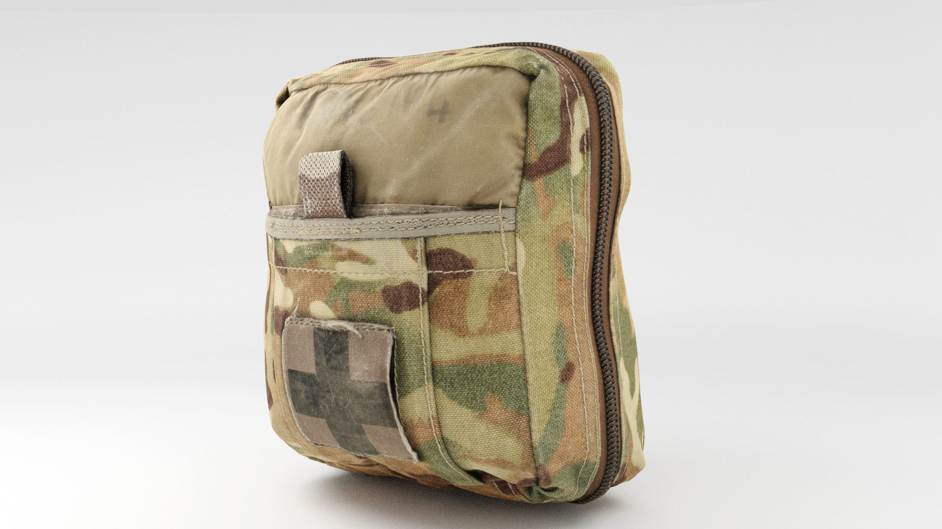 Military tactical medical first aid kit 3D model_4