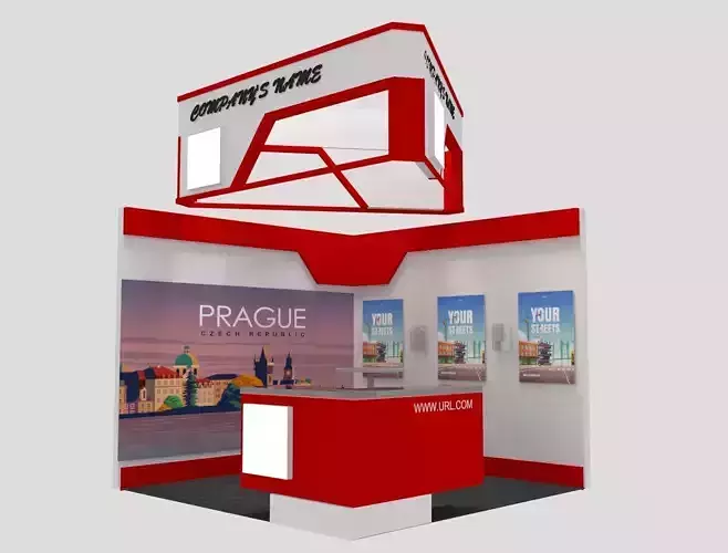 Exhibition Booth- 3x3m-design 003
