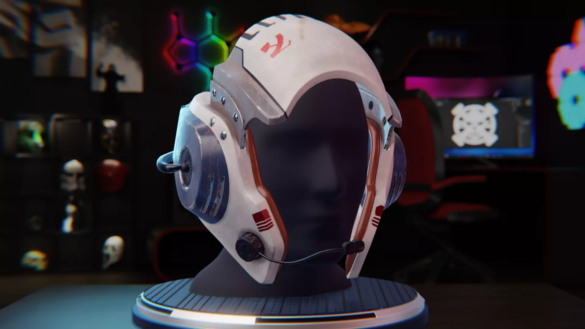 A-Wing Helmet 3D print model_0