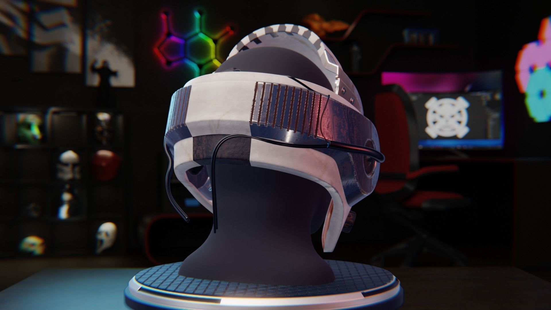 A-Wing Helmet 3D print model_1