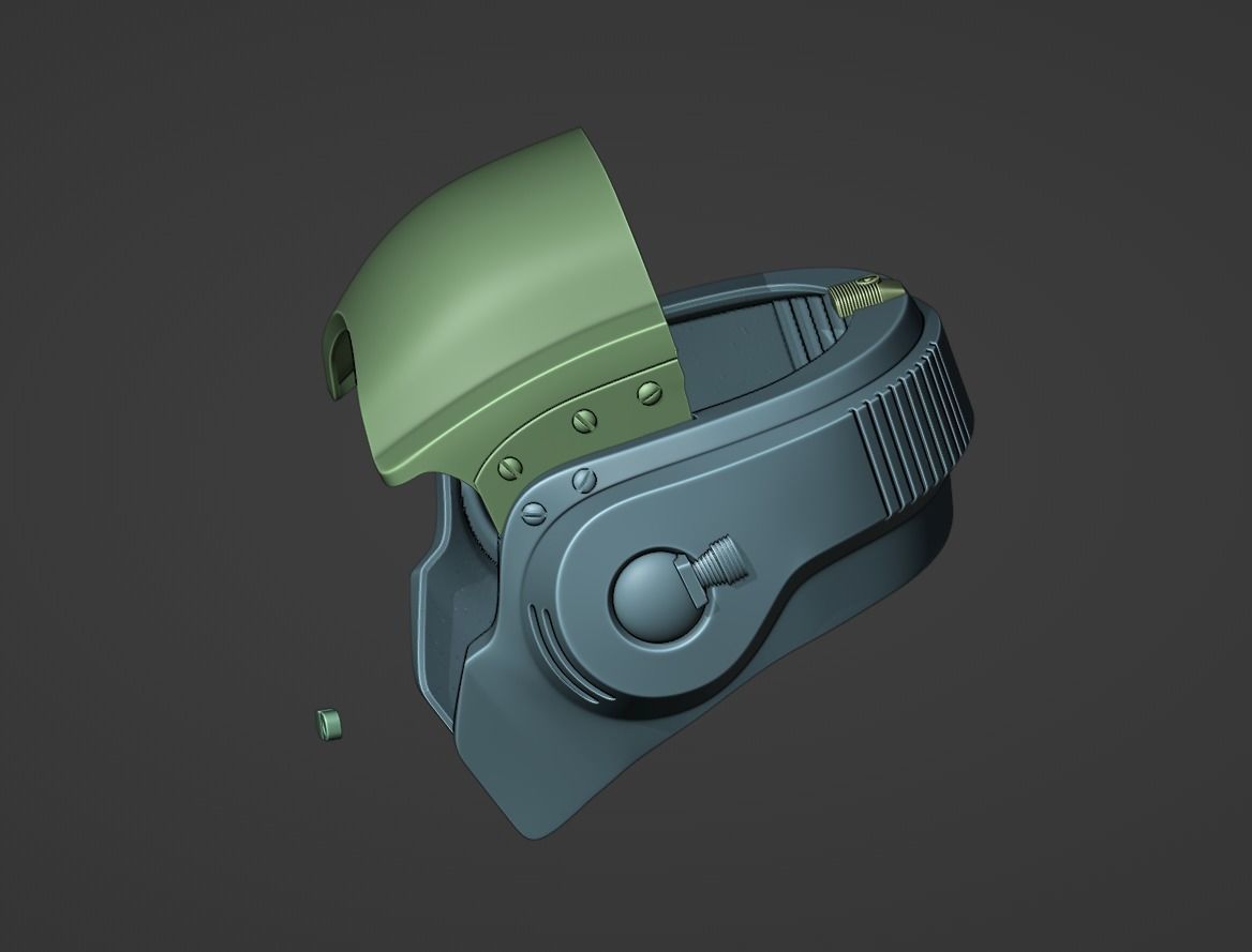 A-Wing Helmet 3D print model_5