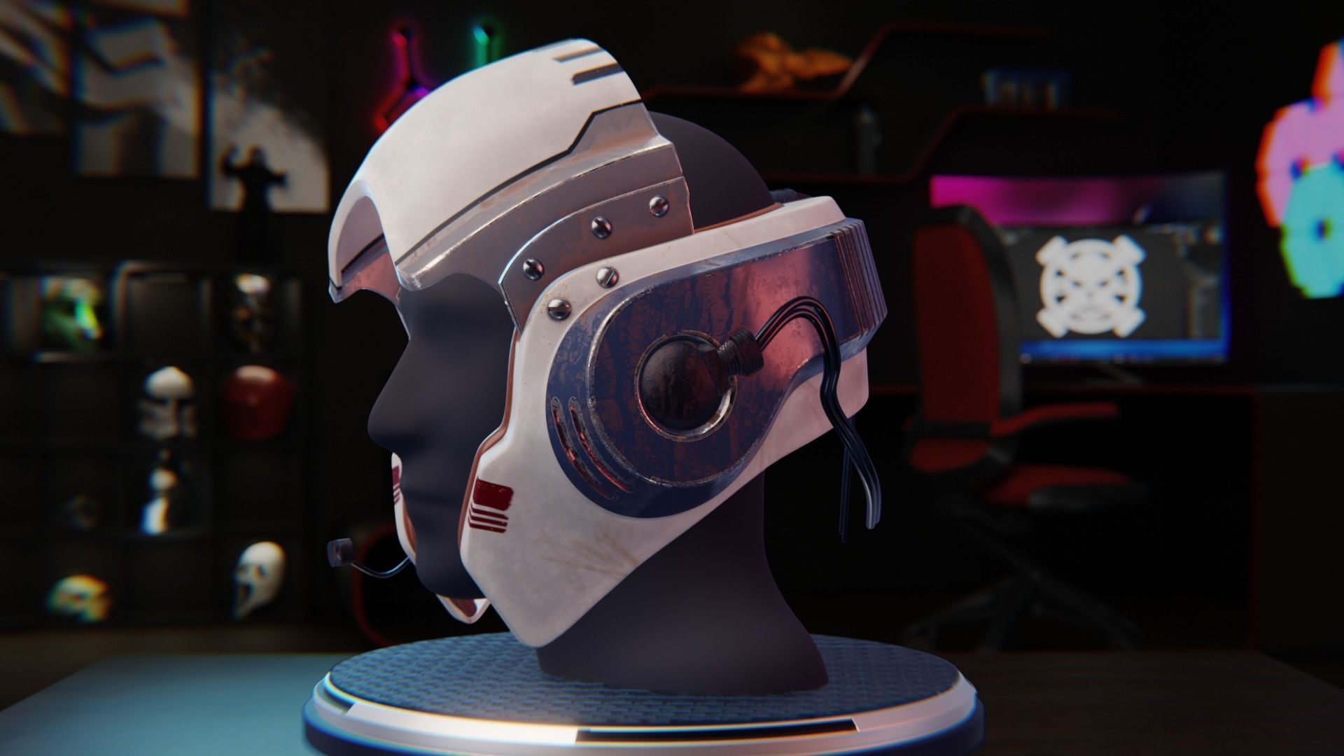 A-Wing Helmet 3D print model_2