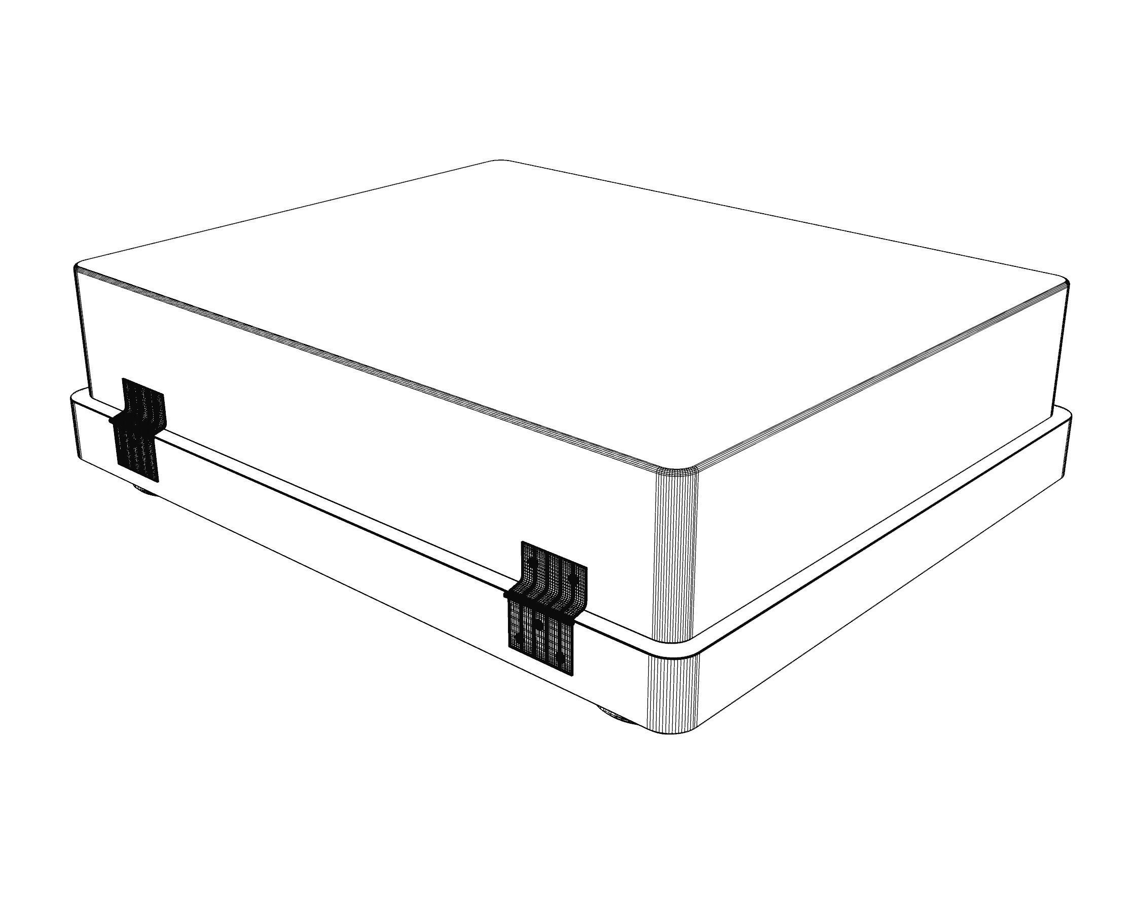 Garrard 401 Turntable SME Tonearm 3D Model 3D model_24