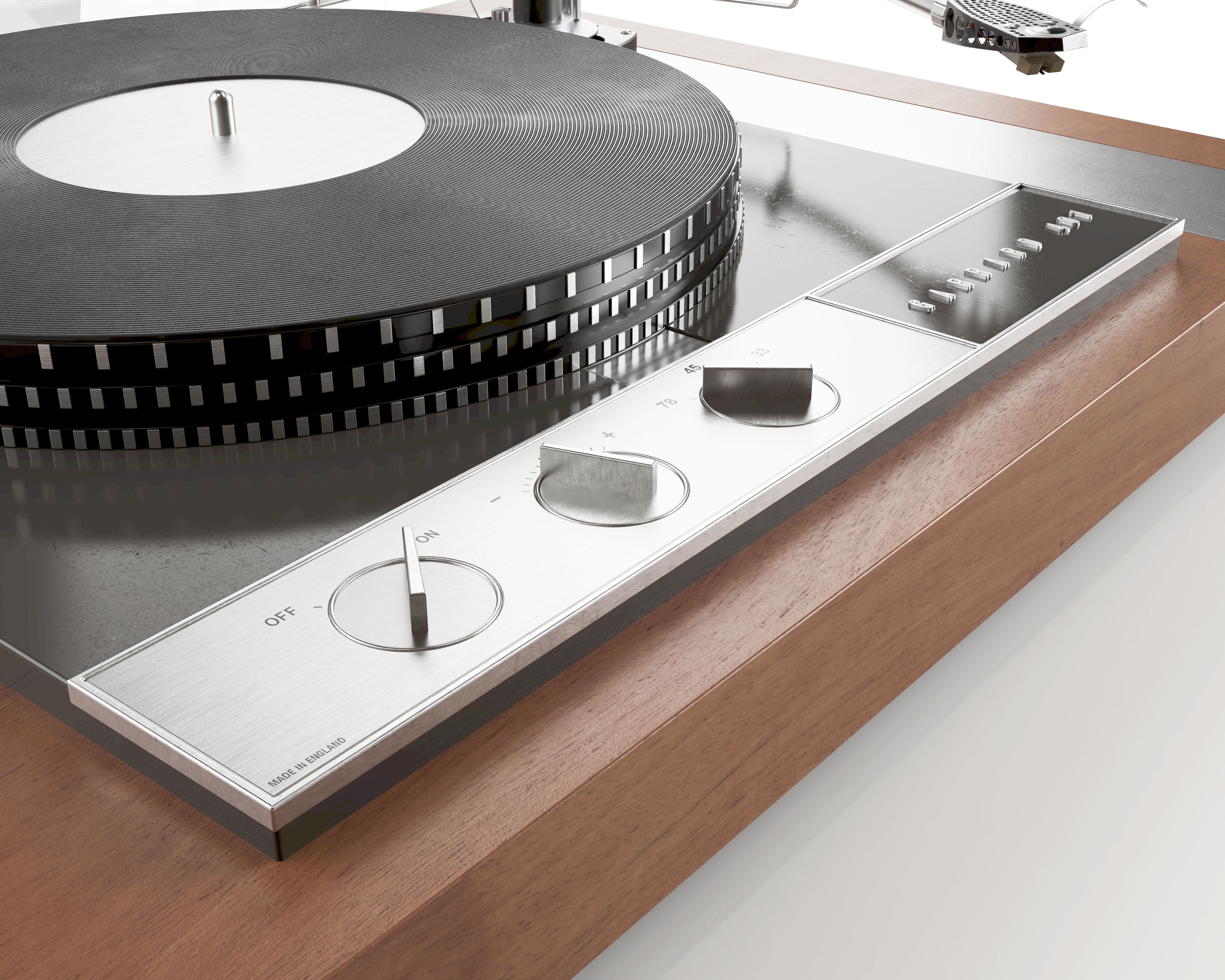 Garrard 401 Turntable SME Tonearm 3D Model 3D model_14