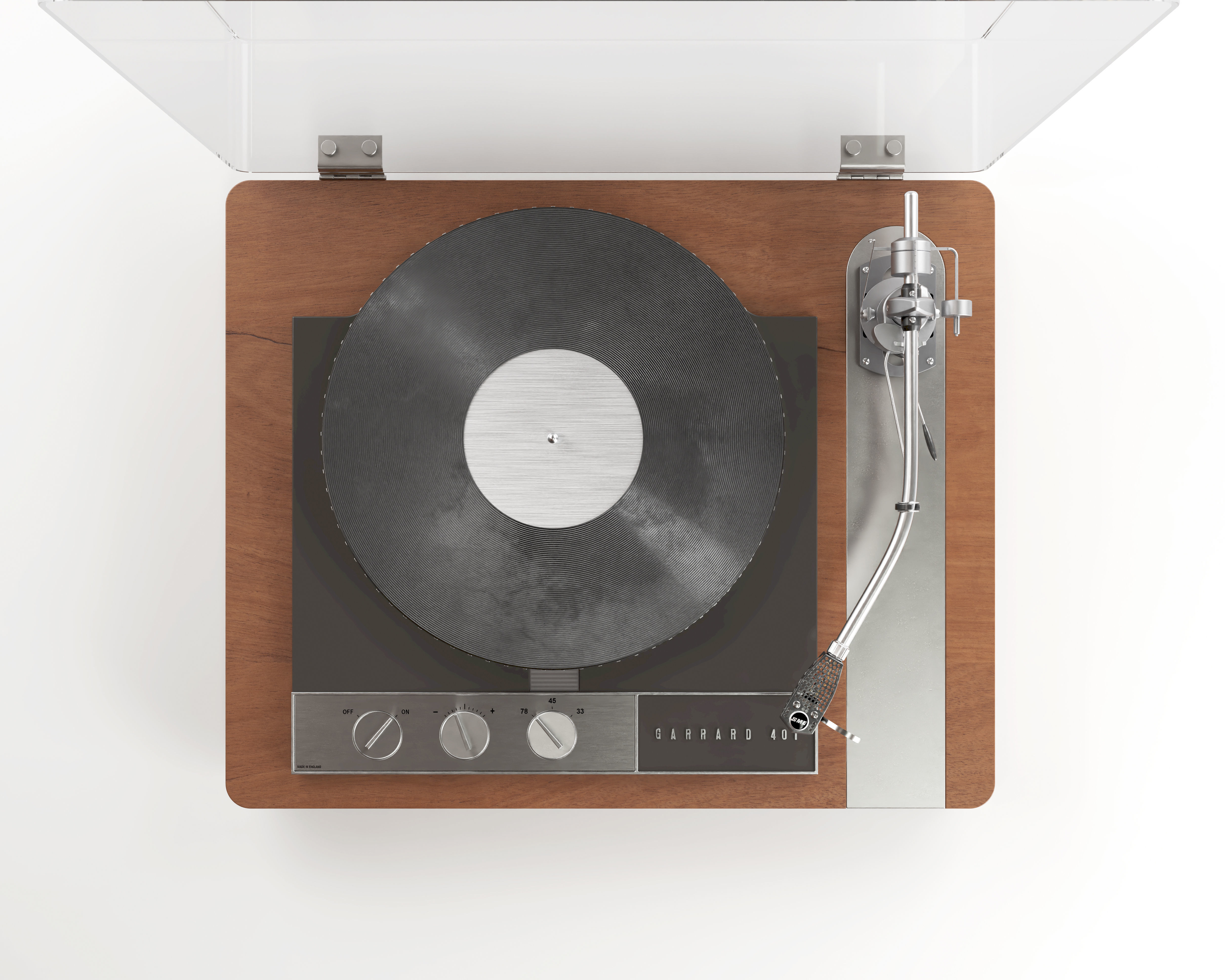 Garrard 401 Turntable SME Tonearm 3D Model 3D model_10