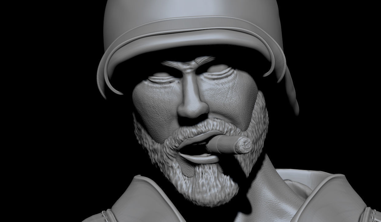 WW2 Easy Company Solidier 3D print model_5