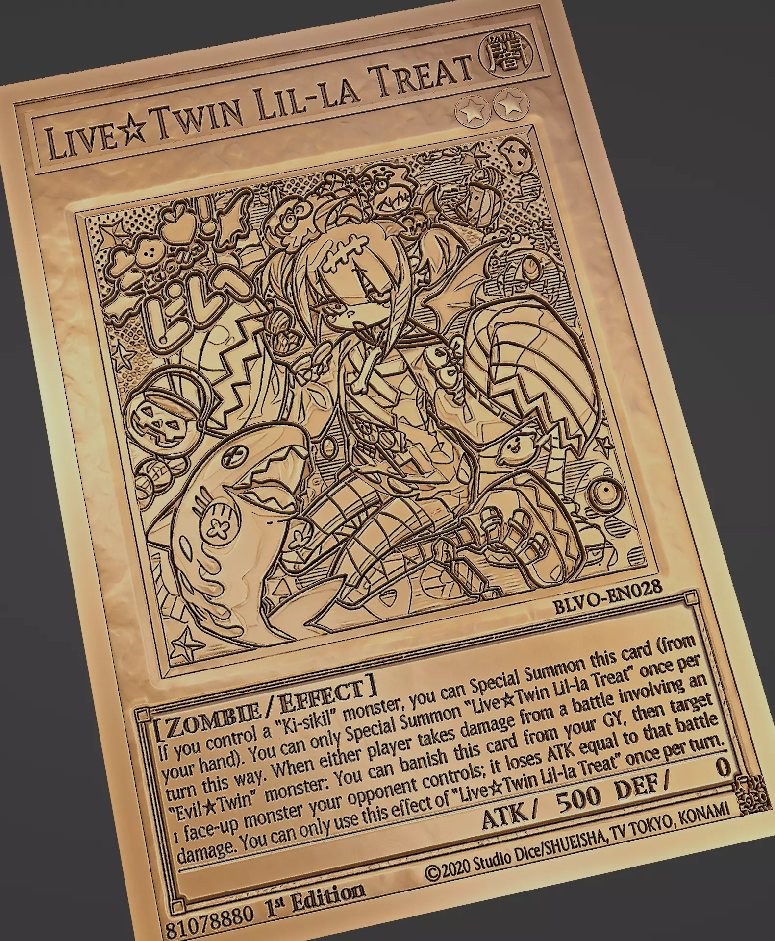 live twin lil-la treat - yugioh 3D print model