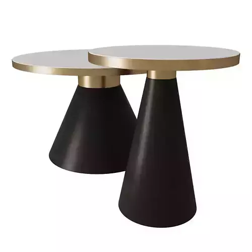 Richard marble side and coffee table