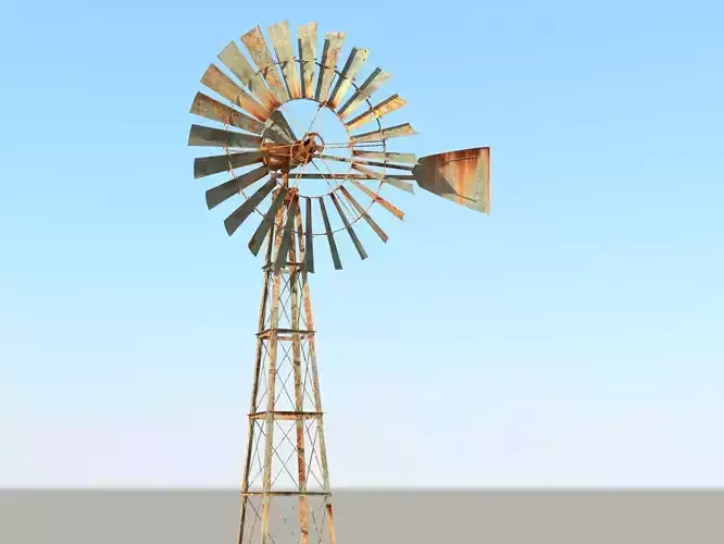 WindMill old on sky